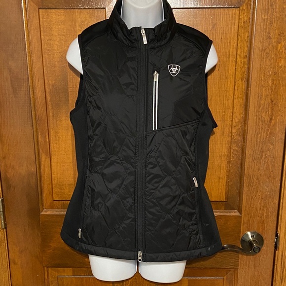 Ariat Womens Fusion Insulated Vest Full Zip Outdoors Western Cowgirl Size Medium - Picture 3 of 14